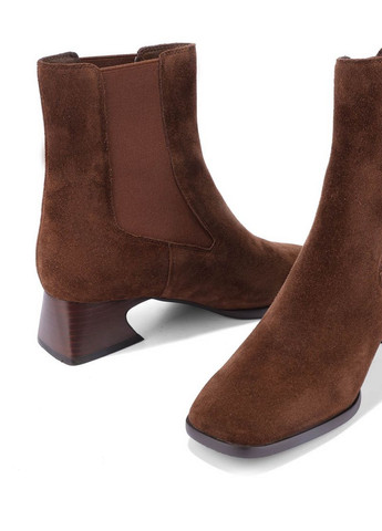 Жіночі Черевики 888-9 Коричневий Велюр MIRATON (365434842)