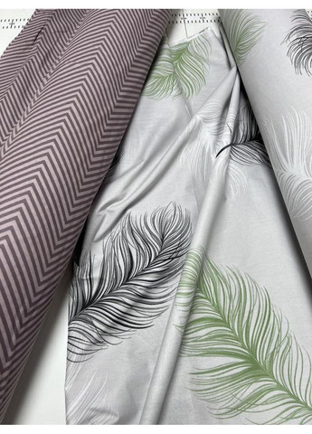 Постільна білизна з резинкою Подих, ранфорс Полуторний розмір, наволочки 50/70 No Brand (364218913)