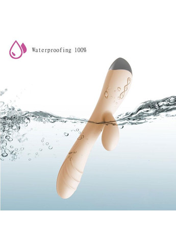 Вибратор с клиторальным отростком 10 режимов вибрации зарядка от USB China (317747372)