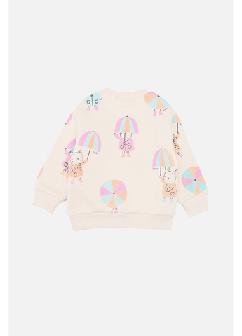 Молочный зимний костюм с штанами для девочки цвет молочный цб-00283914 Iggy