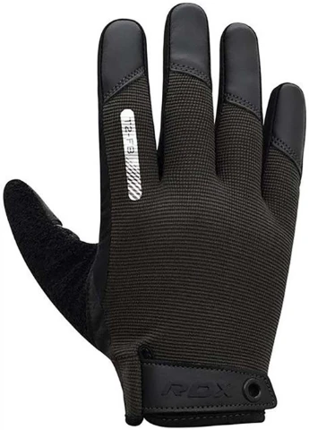 Рукавички для фітнесу T2 Touch Screen Friendly Full Finger Чорний RDX (395626259)