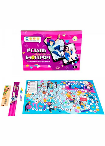 Настольная игра "Стань популярным блоггером" (30399) ( ) Strateg (328944441)