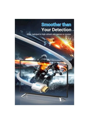 Кабель мультимедійний (AABIN) Vention HDMI to HDMI 15.0m V2.0 4K Silver Metal Type (389563338)