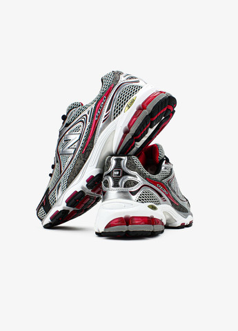 Серые всесезонные кроссовки мужские new balance 1064 gray red silver | нью беланс 1000 серые красные серебряные No Brand