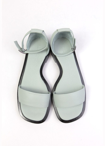 Мятные босоножки Benito без застежки