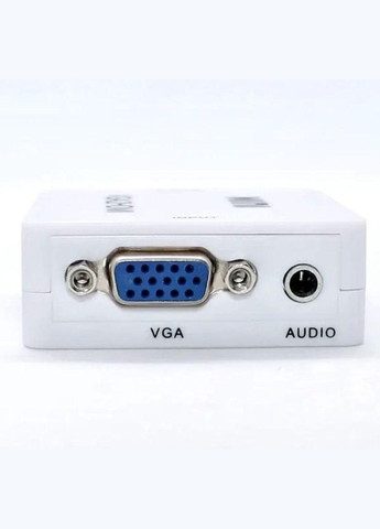 Конвертор для передачі відео і аудіо сигналу / Mini VGA2HDMI / Білий X-level (335258153)