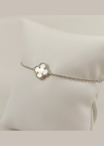 Браслет срібний "Клевер" з перламутром (Арт.82111494034) No Brand Браслет (341319970)