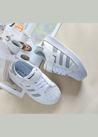 Цветные всесезонные кроссовки детские ice cream серые No Brand