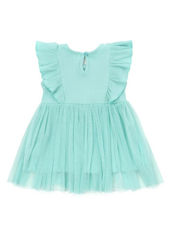 Мятное платье с фатиновой юбкой (18644-86g-mint) Breeze (300624987)