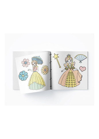 Книга Лучшая водяная раскраска. Принцессы 1077 Разноцветный shop (9789669871077) No Brand (365618534)
