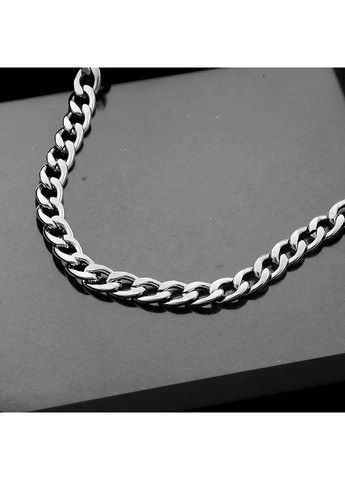 Колір Срібний ланцюжок чоловічий на шию 50 см/8 мм, Ланцюг на шию чоловічий AAA (358935418)