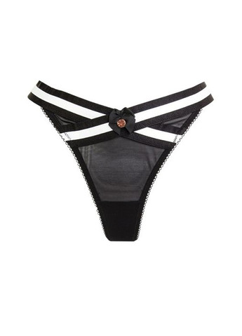 Трусики Стрінги ST4302 чорний Середня талія Scantilly Decadence (327415296)