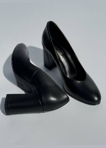 Lirio Туфлі чорний з натуральна шкіра, україна — (315598643)