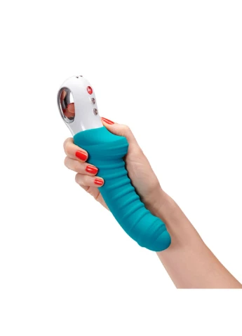 Вибратор для точки G TIGER petrol, ребристый 20506 Fun Factory (392050543)