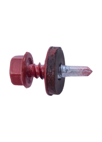 Саморіз покрівельний 4.8 x 19 мм із шайбою EPDM для металу (50 шт.) RAL 3011 Apro (335400126)