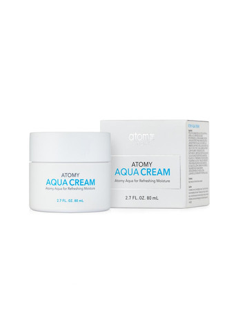 Зволожувальний крем Аква. 80 мл. Aqva Cream. Корея. Atomy (304287122)