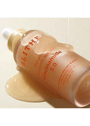 Сироватка TARGETED BLEMISH SERUM NIACINAMIDE 5.0 освітлювальна та зміцнювальна, 30 мл BLITHE (259111386)