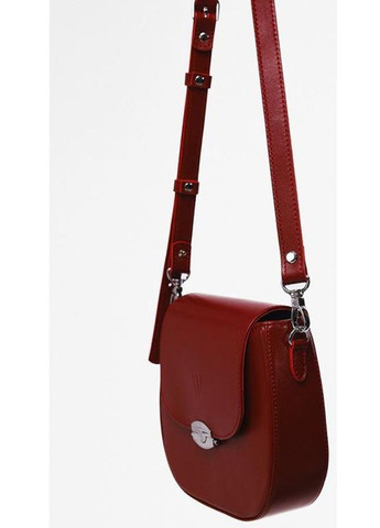 Сумка кросс-боди через плечо женская из натуральной кожи маленькая Красный 38099 The Wings (355245045)