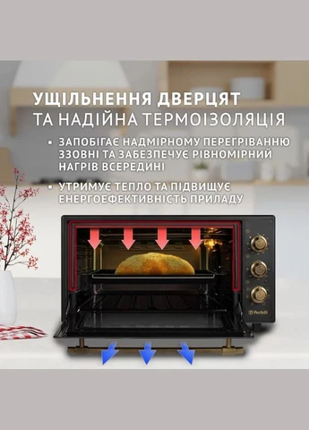 Електрична піч LAGGIO 48 BLACK RETRO PERFELLI (339085588)