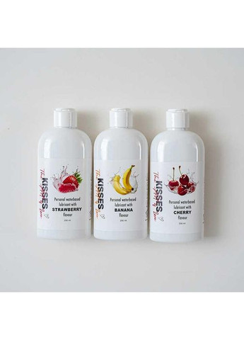 Лубрикант на водній основі Kisses Банан 200 мл. Інтимне мастило для орального, вагінального і анального секса No Brand (360603779)