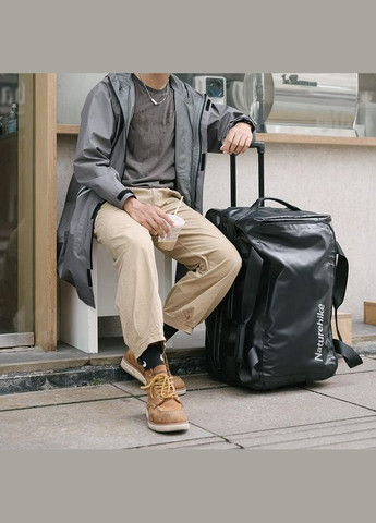 Дорожная сумка на колесах NH21LX002 S 55л Черная (6975641885467) Naturehike (322208003)