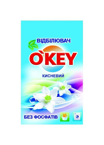 Відбілювач кисневий для білої білизни 200 г (4820049381344) O'Key кислородный для белого белья 200 г (268302292)
