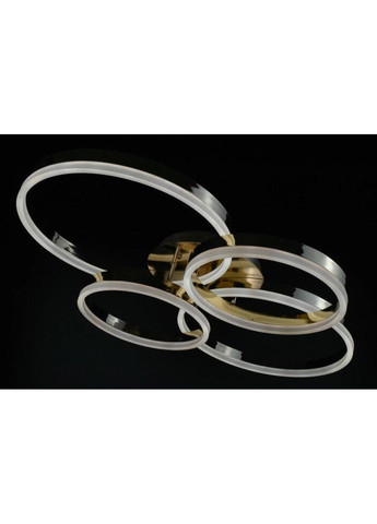 Люстра светодиодная потолочная LED светильник для квартиры на потолок лэд с пультом 27097 Золото 11х63х83 см. Sunnysky (335975380)