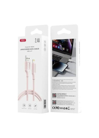 Кабель USB NB265 Lightning 2.4A Белый XO (370440257)