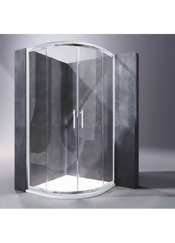 Душова кабіна без піддону SR SC04-90x90x195-TR-01 прозоре скло Easy Clean 5мм, хром (KR5360) KOER (330027325)