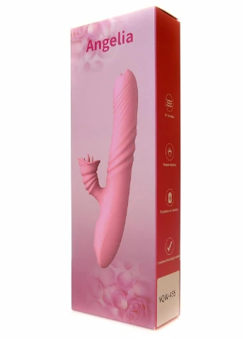 Вібратор Angelia USB 3 functions of thrusting / 20 vibrations PinkBoss Series 16679 Boss Series (391390222)
