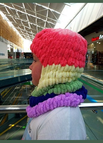 В'язана шапка-балаклава 2 Льва (354331472)