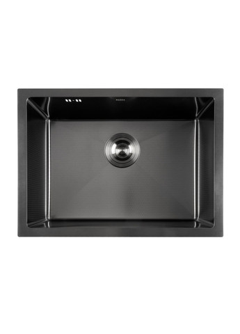 Мойка для кухни черная под столешницу декорирована с PVD покрытием Nett NBS-5742U (362495158)