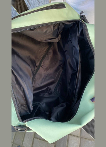 Сумка спортивная матовая экокожа бирюзовая с отделением для обуви Route No Brand (316218750)