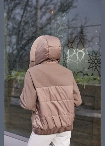 Кофейная демисезонная куртка MN