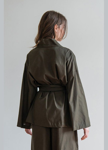 Зеленая рубашка однотонная Forly