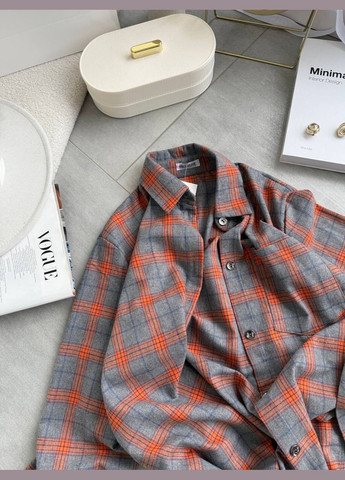 Жіноча сорочка в клітинку MonCher (330255402)