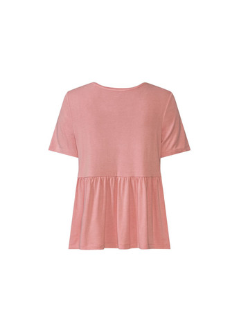 Розовая демисезон футболка с вискозой для женщины 372347 Esmara