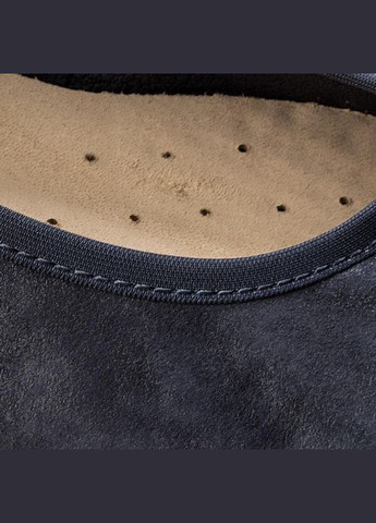 Женские женские балетки на танкетке тм Caprice | синие натуральный нубук (338228768)