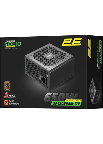 Блок питания Solid Power Pro 650W (2E-SP650BRSM-120) [140622] 2E Gaming (400895227)