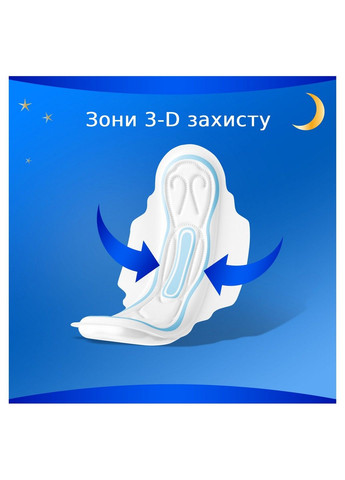 Гігієнічні прокладки Classic Night (Розмір 3) 8 шт Always (304430835)