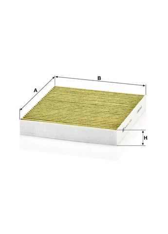 Фільтр салону MANN-FILTER FP2141 гіпоалергений, антибактеріальний, FP 2141 Mann Filter (388686657)