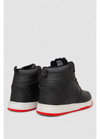 Червоні кросівки чоловічі зимові на хутрі, колір чорно, 248rh1070 No Brand