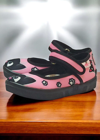 Розовые детские ортопедические тапочки на сменку в садик школу для девочки natur Waldi
