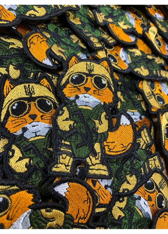 Шеврон Лиса (Форма контурная. На липучке) Размер 9x6см No Brand (369924558)