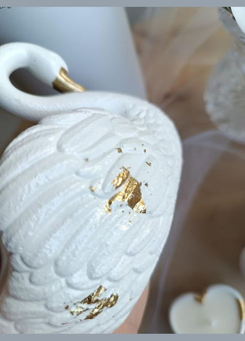 Ароматическая свеча лебедь в гипсовом кашпо ручной работы Hand Made (316655337)