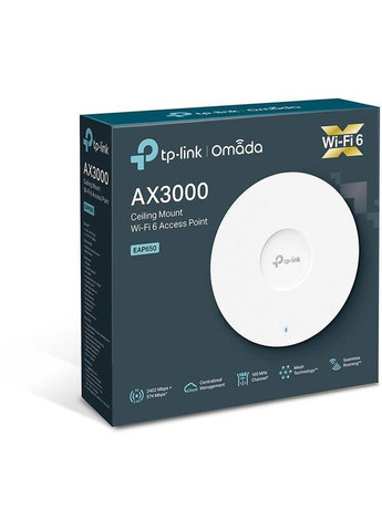 Точка доступу EAP650 AX3000 TP-Link (360410740)