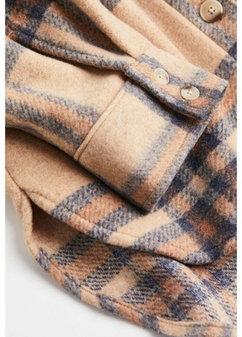 Женская верхняя рубашка оверсайз Н&М (58638) ХS Бежева H&M (365696382)