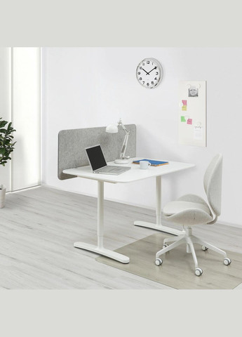 Письмовий стіл з ширмою ІКЕА BEKANT 120х80 48 см (s69387297) IKEA (278408550)