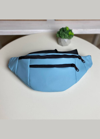 Голубая сумка бананка на пояс на грудь универсальная Prime blue No Brand (293943085)
