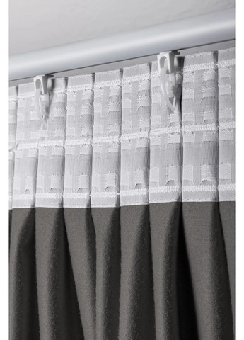 Шторы Velvet 2шт. 2м х от 2,5м до 3м HYGG (370367445)